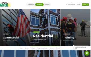 Green Window Cleaning Services website
