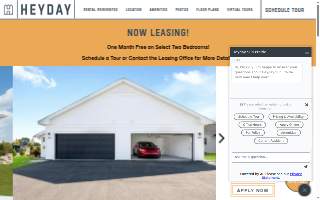 Heyday Sun Prairie website