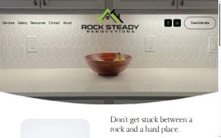 Rock Steady Renovations website