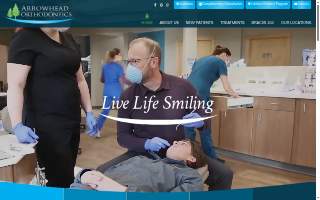 Arrowhead Orthodontics of Superior website