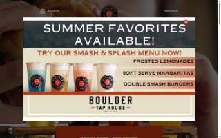 Boulder Tap House of Superior website