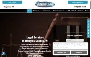 Gondik Law S.C. website