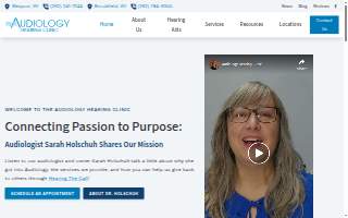 Audiology Hearing Clinic of Mequon website