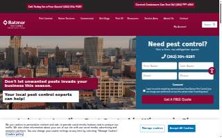 Batzner Pest Control of Sussex website