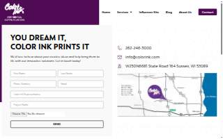 Color Ink website