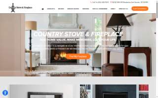 Country Stove & Fireplace website