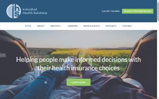 Individual Health Solutions website