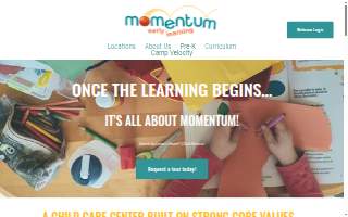 Momentum Early Learning of Sussex website
