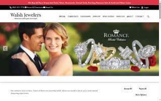 Walsh Jewelers of Sussex website