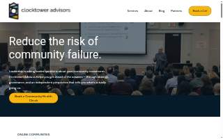 Clocktower Advisors digital marketing agency website