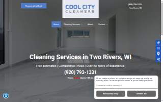 Cool City Cleaners website