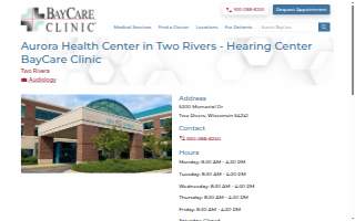 Hearing Center BayCare Clinic website