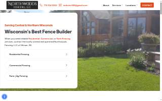 Northwoods Fencing, LLC website