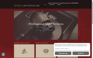 Skyberg Law Offices, Inc of Two Rivers website