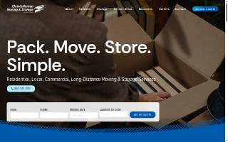 Christofferson Moving & Storage website