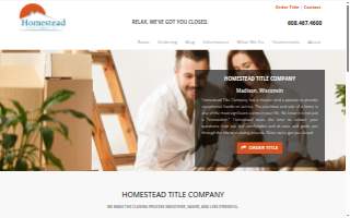Homestead Title Company website