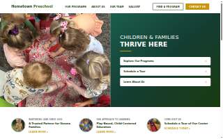 Hometown Preschool website