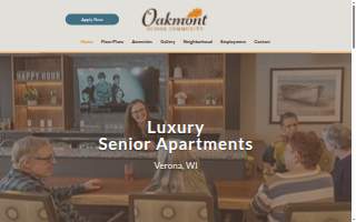 Oakmont Senior Community website