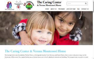 The Caring Center website