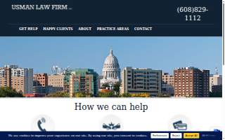 Usman Law Firm, LLC of Verona website
