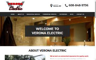 Verona Electric, Inc. website