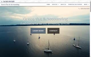 Greco Tax & Accounting website