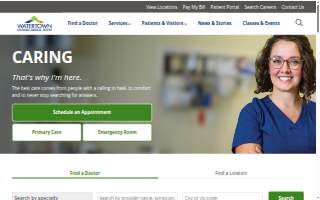 Watertown Regional Medical Center website