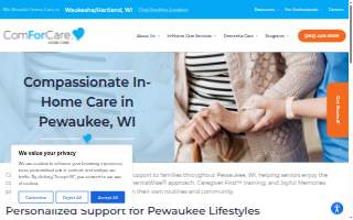 ComForCare Home Care - Brookfield, Pewaukee of Waukesha website