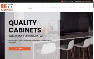 Cream City Cabinets - Waukesha WI website