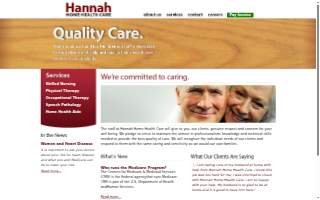 Hannah Home Health Care of Waukesha website