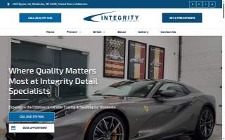 Integrity Detail Specialists of Waukesha website