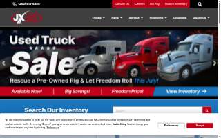 JX Truck Center - Waukesha website