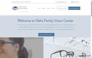 NEHS Family Vision Center website