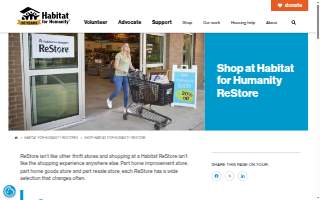 ReStore - Habitat for Humanity of Waukesha & Jefferson Counties website