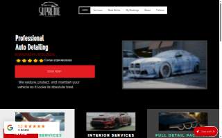 Supreme Auto Detailing website