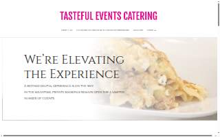 Tasteful Events Catering, LLC website