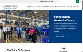Waukesha County Business Alliance website