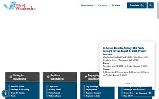Waukesha Tax Service website