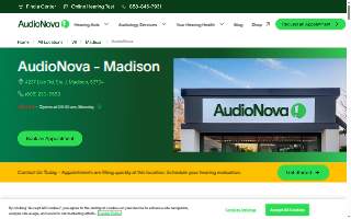 AudioNova of Waunakee website