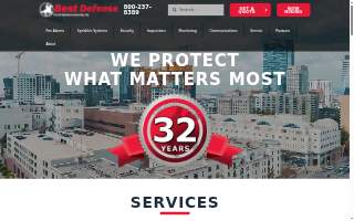 Best Defense Fire Protection & Security website