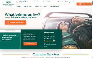 Christian Brothers Automotive Waunakee website
