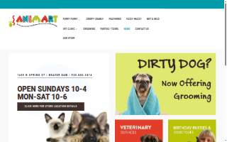 Animart Pet Store of Waupun website