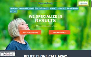 Kagen Allergy Clinic of Waupun website