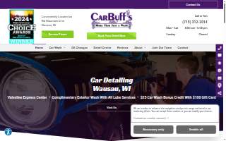 Auto Detailing & Car Wash website