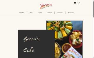 Becca's Cafe, Bistro & Catering website