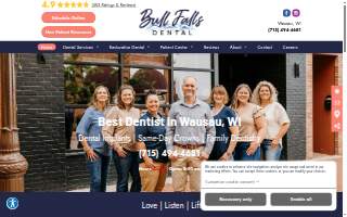 Bull Falls Dental website