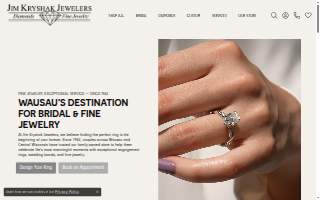 Jim Kryshak Jewelers of Wausau website