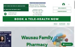 Wausau Family Pharmacy website