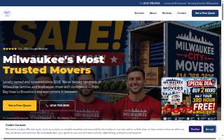 Milwaukee City Movers of West Allis website