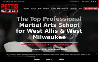 Pettis Martial Arts website